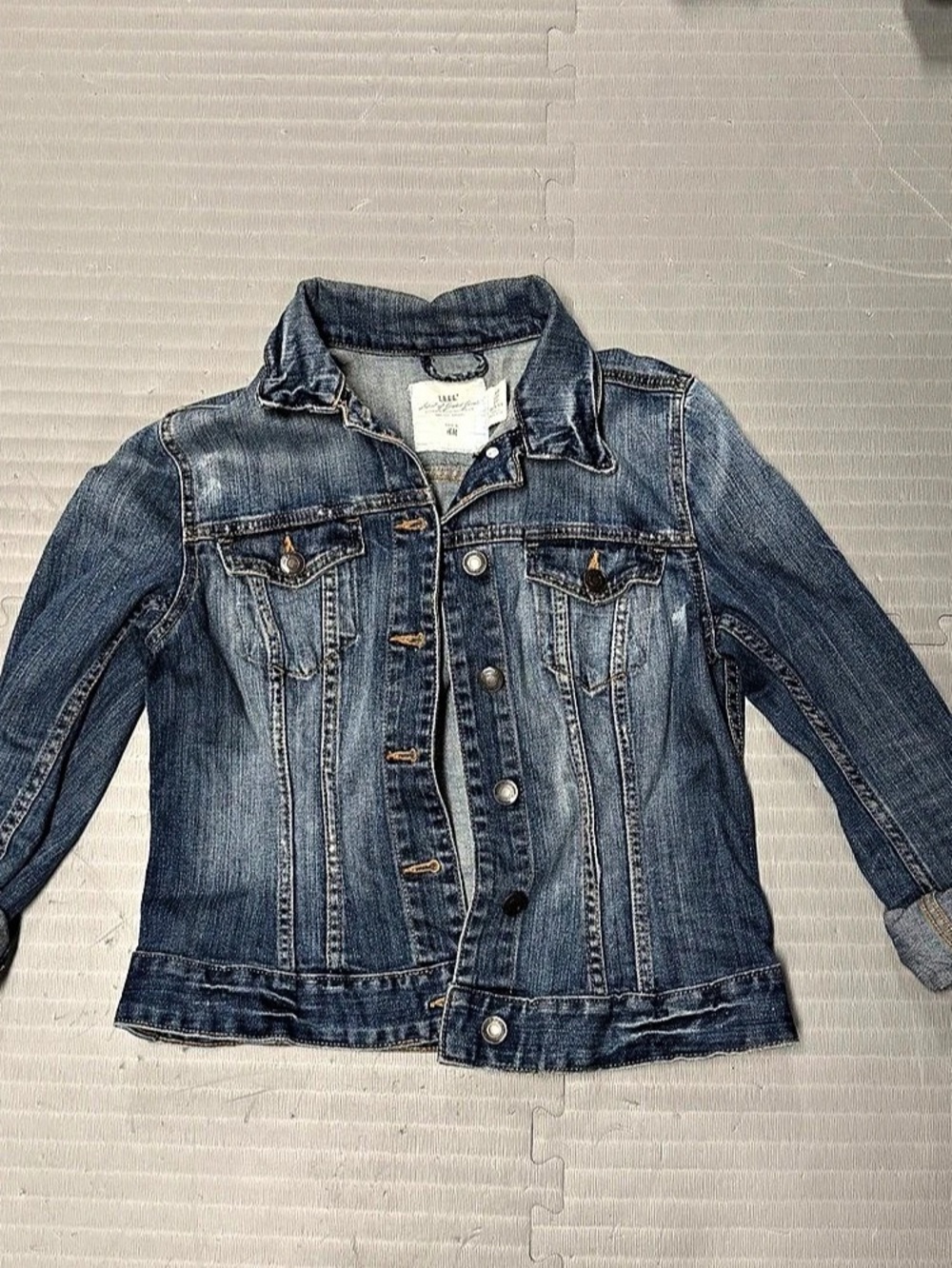 H&M Medium L.O.G.G. Blue Denim Jacket